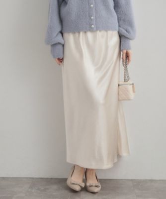 シルキーヘビーサテンスカート（2002560289） | COUTURE
