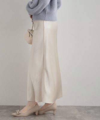 シルキーヘビーサテンスカート（2002560289） | COUTURE