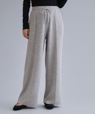 OPAQUE.CLIP (Women)/オペークドットクリップ ニットワイドパンツ(2002560374) グレー012 パンツ・ズボン【三越伊勢丹/公式】