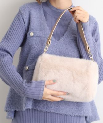 ＜GROVE (Women)＞フェイクファーダブルショルダー（２００２５６０３８７）