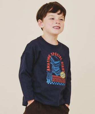 110－160】プリント長袖Tシャツ（2002560447） | THE