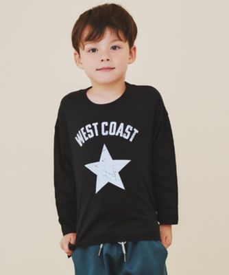 THE SHOP TK (Baby & Kids)/ザ ショップ ティーケー (キッズ）プリント長袖Tシャツ(2002560447) クロ019 トップス【三越伊勢丹/公式】