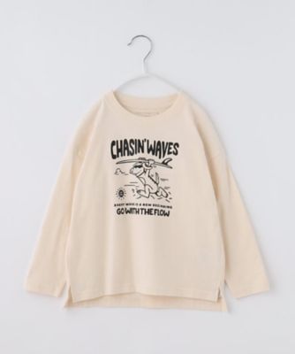 THE SHOP TK (Baby & Kids)/ザ ショップ ティーケー (キッズ）プリント長袖Tシャツ(2002560447) シロ104 トップス【三越伊勢丹/公式】