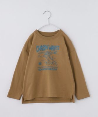 THE SHOP TK (Baby & Kids)/ザ ショップ ティーケー (キッズ）プリント長袖Tシャツ(2002560447) ベージュ153 トップス【三越伊勢丹/公式】