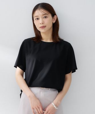 国産　新品　ミセス　綿100% シルキー　水玉　ブラウス　ジャケット　9分袖 楽天市場】シャツジャケット ブラウス 七分袖 レディース ドット