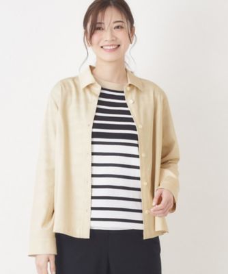 ＜CORDIER (Women)＞ソフトデニムシャツジャケット（２００２５６０４７３）