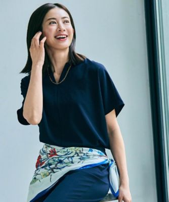 【新品タグ付き】ツイストネックブラウス 新品タグ付き】ツイストネックブラウス 【公式通販】