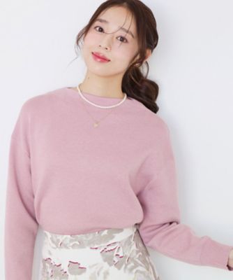 手洗い可】ラメ混ニットトップス（2002560586） | COUP DE