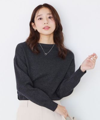 手洗い可】ラメ混ニットトップス（2002560586） | COUP DE