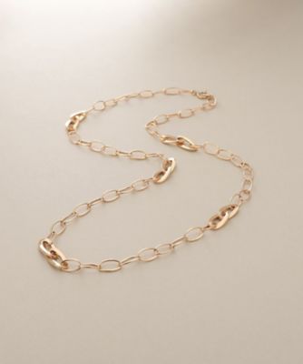 ＜COCOSHNIK (Women)＞Ｋ１０ＰＣフラットアズキステーション　ネックレス（２００２５６０６３７）