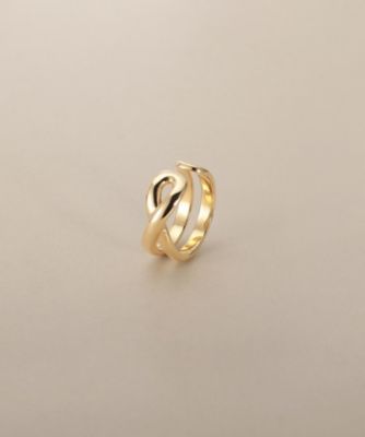 ＜COCOSHNIK (Women)＞Ｋ１０ニュアンスクロスライン　イヤーカフ（２００２５６０６４７）