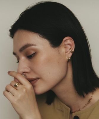 K10ニュアンスクロスライン イヤーカフ（2002560647