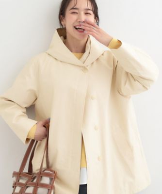 ＜SHOO LA RUE (Women)＞【防花粉／Ｓ－ＬＬ】ゆったり着られる　テントフーディージャケット（２００２５６０６５６）