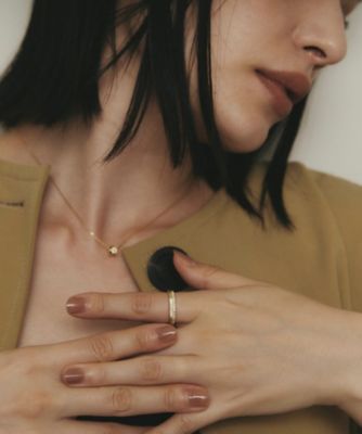 K18ダイヤモンド 縦溝 リング（2002560665） | COCOSHNIK