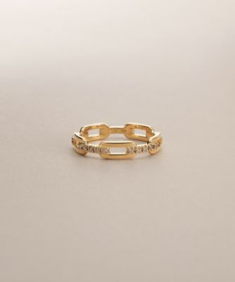 K18　リング K18ダイヤモンド スリーライン リング（2002226988