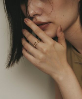 K18ダイヤモンド PCチェーン リング（2002560669