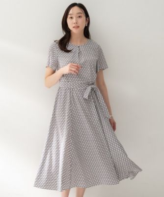 ＜UNTITLED (Women)＞【きれいめ／洗える】ジオメプリントワンピース（２００２５６０６７０）