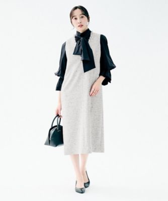 ツイード ジャンパースカート（2002560822） | UNTITLED