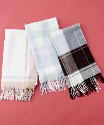 名品／定番人気】ウールチェックストール（2002560831