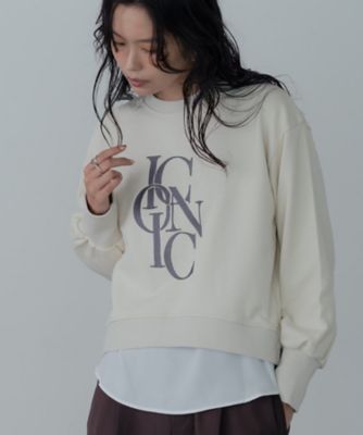 ＜GALLEST (Women)＞ラウンドヘムロゴスウェット（２００２５６１１００）