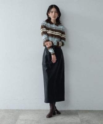 ヘアリーボーダーポロニット（2002561164） | GALLEST