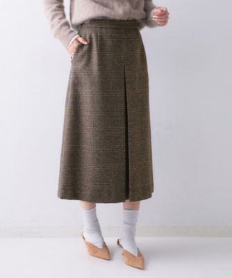 グレンチェックスカート（2002561499） | UNTITLED (Women