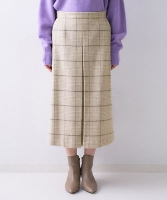 ふんわり／タイト見え】グレンチェックスカート（2002561499