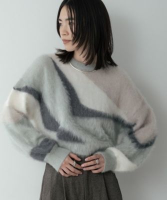 インターシャシャギーニット（2002561725） | GALLEST