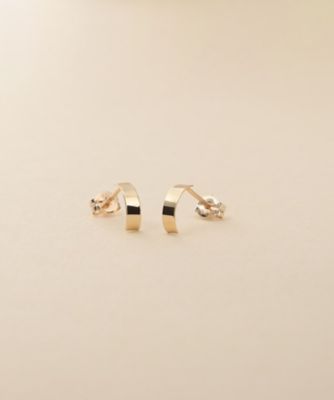＜COCOHNIK ONKITSCH (Women)＞◆Ｋ１０プレートアーチピアス（２００２５６２０６０）