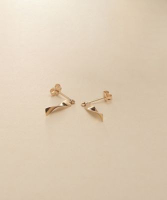 ＜COCOHNIK ONKITSCH (Women)＞◆Ｋ１０トワーリープレートピアス（２００２５６２０６２）