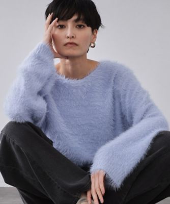 OPAQUE.CLIP (Women)/オペークドットクリップ ラメシャギーニット(2002562266) パープル680 トップス【三越伊勢丹/公式】