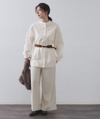 バンドカラーシャツ【洗濯機OK】（2002562271