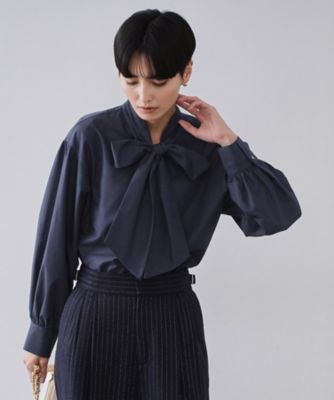 OPAQUE.CLIP (Women)/オペークドットクリップ ボウタイブラウス(2002562298) アオ094 トップス【三越伊勢丹/公式】