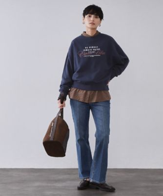 裏毛プリント刺繍ロゴ【洗濯機OK】（2002562304