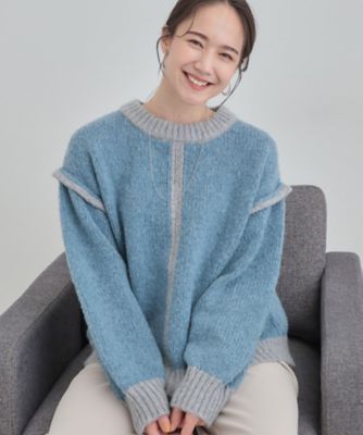 【新品】  ニット 23区（ニジュウサンク） ニット セーター 「Oggi2月号掲載/洗える