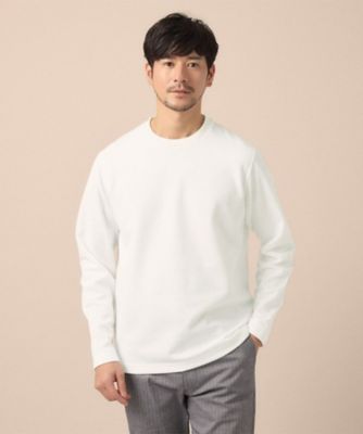 ヴァクトーヴォャージュ　長袖カットソー 尾州ファブリック】ジャカードカットソー（2002562389