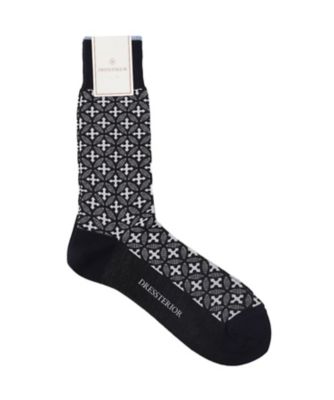 ＜DRESSTERIOR (Men) ＞オーバーラップサークル　ソックス（２００２５６２４５０）