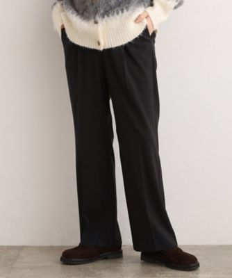 TASLAN TWILL WIDE LEG PANTS 25FW