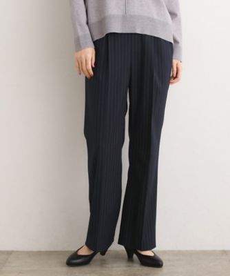 ストレッチ裏起毛ストレートパンツ（2002562491） | GROVE