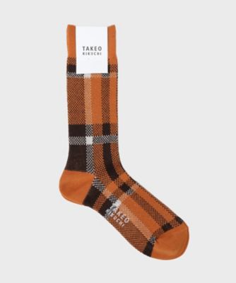 タータンチェック柄ソックス（2002562501） | TAKEO