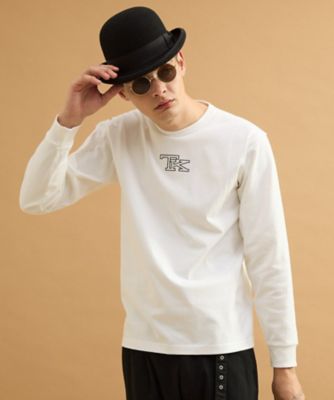 TK刺繍長袖丸胴Tシャツ（2002562510） | TAKEO KIKUCHI