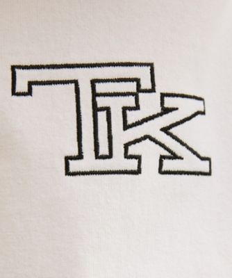 TK刺繍長袖丸胴Tシャツ（2002562510） | TAKEO KIKUCHI