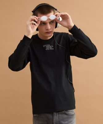 TK刺繍長袖丸胴Tシャツ（2002562510） | TAKEO KIKUCHI