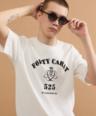カレッジ風ミニ裏毛半袖Tシャツ（2002562533） | TAKEO
