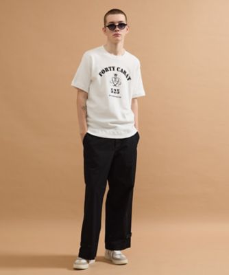 カレッジ風ミニ裏毛半袖Tシャツ（2002562533） | TAKEO