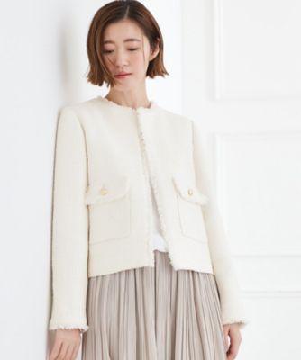ハレの日・通勤】着回しできる上品ツイードジャケット