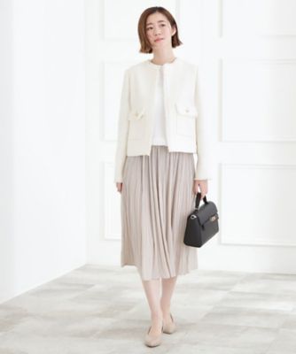 ハレの日・通勤】着回しできる上品ツイードジャケット