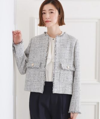 ハレの日・通勤】着回しできる上品ツイードジャケット