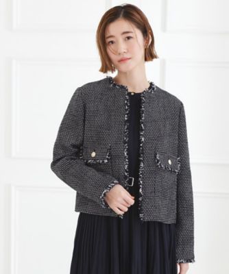 ハレの日・通勤】着回しできる上品ツイードジャケット