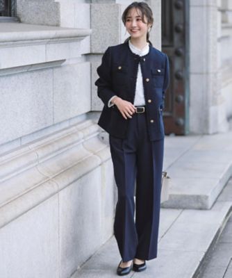 美品 アプワイザーリッシェ ミドルツイードジャケット ミドルツイードジャケット（2002562542） | GROVE (Women